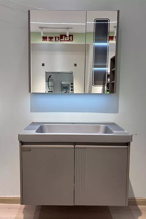 Minimalist-Style PVC Bathroom Vanity