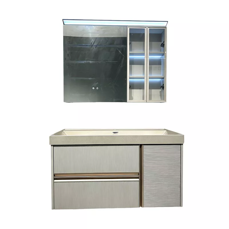 โต๊ะเครื่องแป้งห้องน้ำ PVC หรูหราทันสมัย